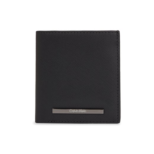 Calvin Klein Duży Portfel Męski Modern Bar Trifold 6Cc W/Coin K50K511836 Czarny ze sklepu MODIVO w kategorii Portfele męskie - zdjęcie 182674974