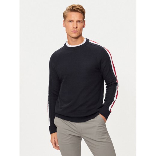 Hechter Paris Sweter 65011 142806 Granatowy Regular Fit ze sklepu MODIVO w kategorii Swetry męskie - zdjęcie 182674984