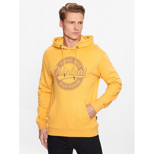 Blend Bluza 20715049 Żółty Regular Fit ze sklepu MODIVO w kategorii Bluzy męskie - zdjęcie 182675074