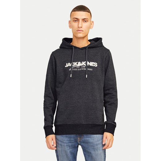 Jack&Jones Bluza Alvis 12256848 Czarny Standard Fit ze sklepu MODIVO w kategorii Bluzy męskie - zdjęcie 182675123