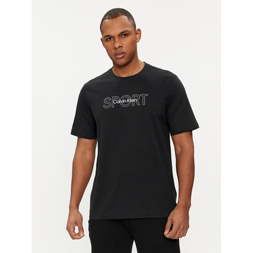 Calvin Klein Performance T-Shirt Graphic 00GMS4K169 Czarny Regular Fit L MODIVO