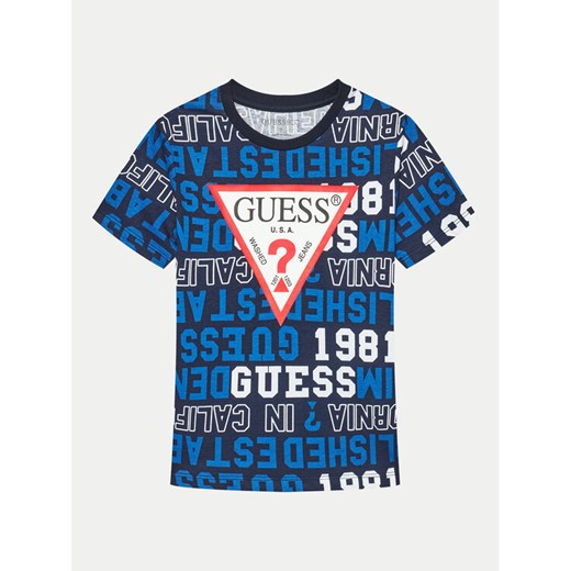 Guess T-Shirt L4YI04 K8HM3 Kolorowy Classic Fit ze sklepu MODIVO w kategorii T-shirty chłopięce - zdjęcie 182675294