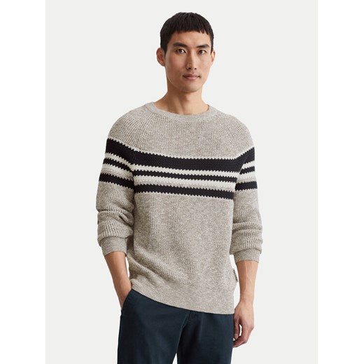 Marc O'Polo Sweter 428 5020 60332 Beżowy Regular Fit ze sklepu MODIVO w kategorii Swetry męskie - zdjęcie 182675442