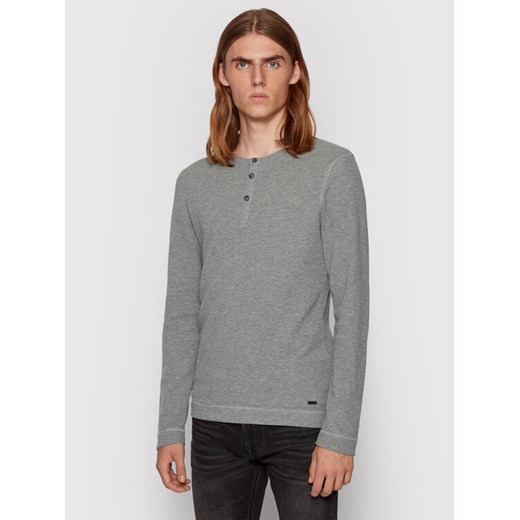 Boss Longsleeve Trix 50401843 Szary Slim Fit XL MODIVO