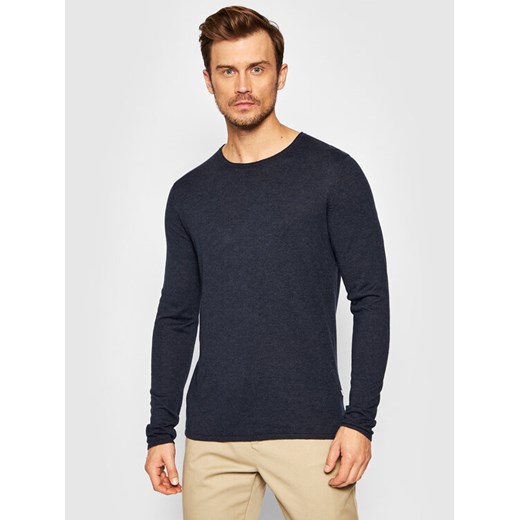 Selected Homme Sweter Rome 16079774 Granatowy Regular Fit ze sklepu MODIVO w kategorii Swetry męskie - zdjęcie 182675600