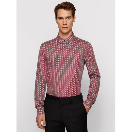 Boss Koszula Isko 50451492 Kolorowy Slim Fit ze sklepu MODIVO w kategorii Koszule męskie - zdjęcie 182675624