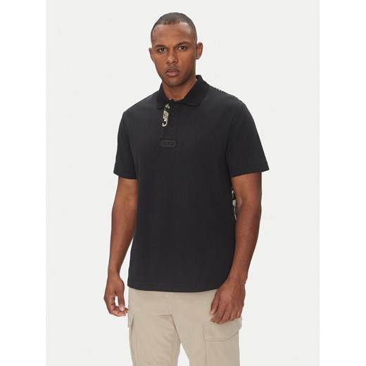 Versace Jeans Couture Polo 78GAG627 Czarny Regular Fit ze sklepu MODIVO w kategorii T-shirty męskie - zdjęcie 182675722