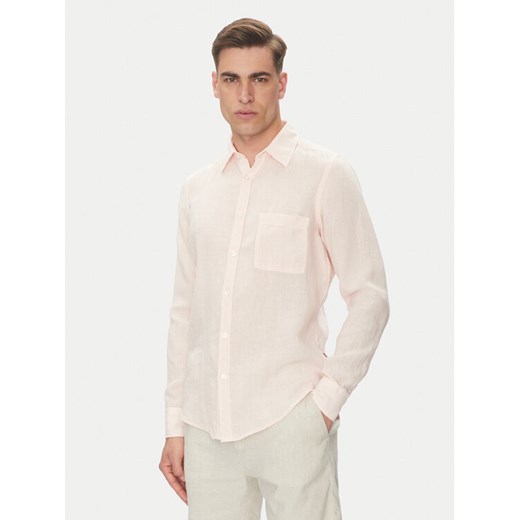BOSS Koszula 50537381 Różowy Regular Fit ze sklepu MODIVO w kategorii Koszule męskie - zdjęcie 182675734