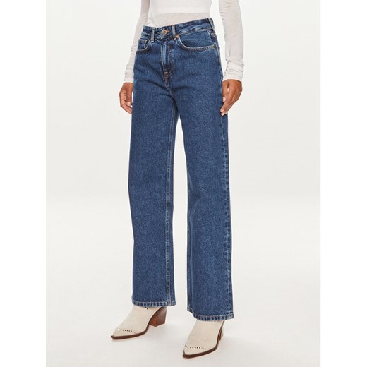 Pepe Jeans Jeansy PL204731 Niebieski Straight Fit ze sklepu MODIVO w kategorii Jeansy damskie - zdjęcie 182675750