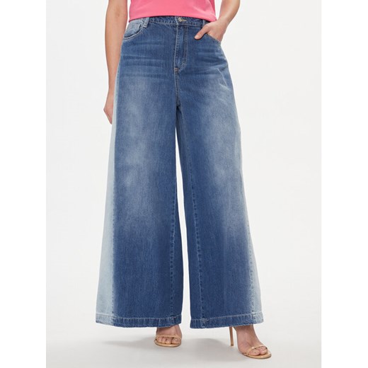 Please Jeansy P2V3EH0NOX Niebieski Wide Fit ze sklepu MODIVO w kategorii Jeansy damskie - zdjęcie 182675762
