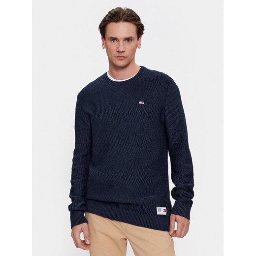 Tommy Jeans Sweter DM0DM15060 Granatowy Regular Fit Tommy Jeans M MODIVO