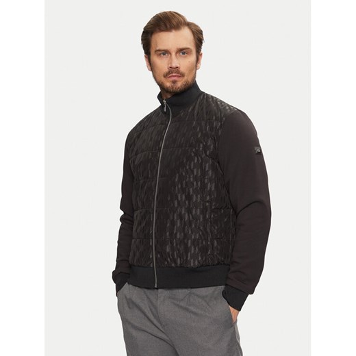 KARL LAGERFELD Kurtka przejściowa 505098 551517 Czarny Regular Fit ze sklepu MODIVO w kategorii Kurtki męskie - zdjęcie 182675960