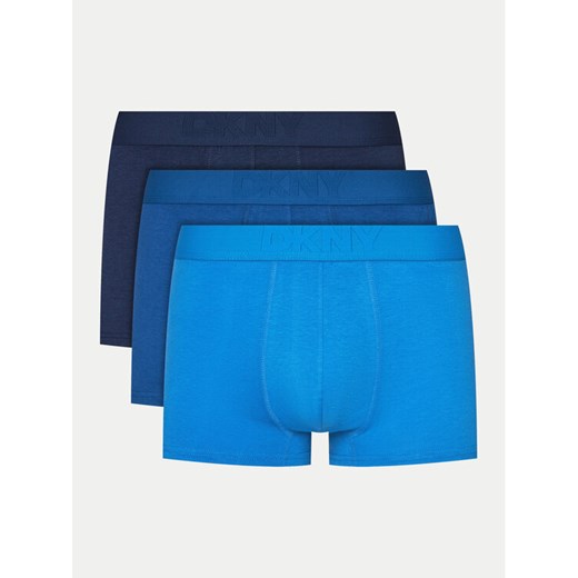 DKNY Komplet 3 par bokserek DUTTON Niebieski ze sklepu MODIVO w kategorii Majtki męskie - zdjęcie 182676022