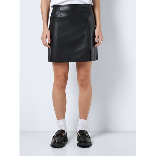 Noisy May Spódnica z imitacji skóry 27021277 Czarny Regular Fit ze sklepu MODIVO w kategorii Spódnice - zdjęcie 182676033