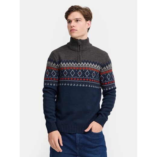 Blend Sweter 20717433 Granatowy Regular Fit ze sklepu MODIVO w kategorii Swetry męskie - zdjęcie 182676074