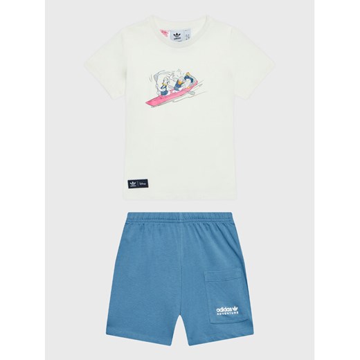 adidas Komplet t-shirt i szorty sportowe Disney Mickey And Friends HK9780 3_4Y MODIVO