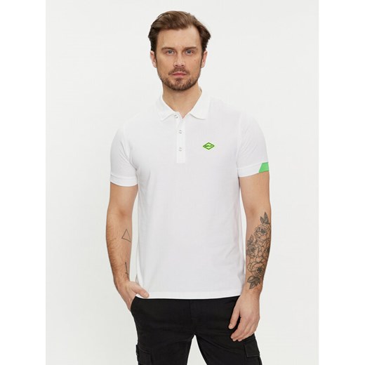 Replay Polo M3540A.000.20623 Écru Regular Fit ze sklepu MODIVO w kategorii T-shirty męskie - zdjęcie 182676231