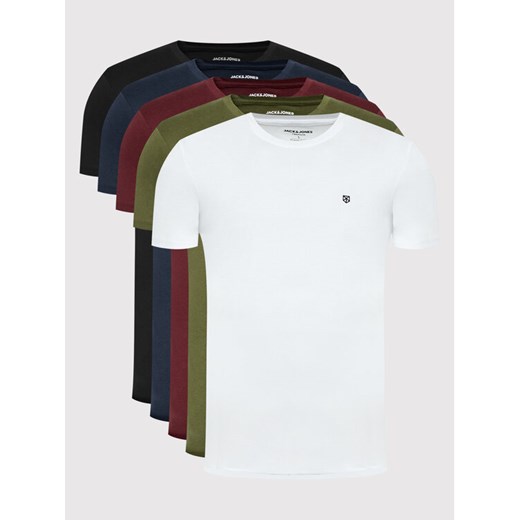 Jack&Jones PREMIUM Komplet 5 t-shirtów Brody 12190468 Kolorowy Regular Fit ze sklepu MODIVO w kategorii T-shirty męskie - zdjęcie 182676252