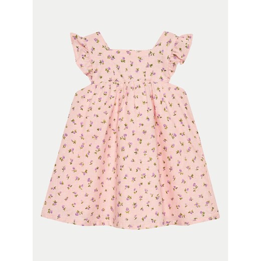 United Colors Of Benetton Sukienka letnia 4YP7AV00G Różowy Regular Fit ze sklepu MODIVO w kategorii Sukienki niemowlęce - zdjęcie 182676334