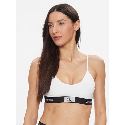 Calvin Klein Underwear Biustonosz top 000QF7216E Biały ze sklepu MODIVO w kategorii Biustonosze - zdjęcie 182676343