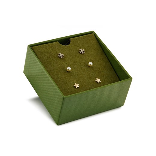 Tory Burch Kolczyki Kira Stud 164115 Złoty ze sklepu MODIVO w kategorii Kolczyki - zdjęcie 182676344