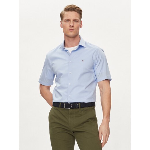 Tommy Hilfiger Koszula Core MW0MW34626 Błękitny Regular Fit ze sklepu MODIVO w kategorii Koszule męskie - zdjęcie 182676353
