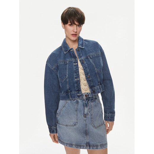 Noisy May Kurtka jeansowa Ronja 27029251 Niebieski Regular Fit ze sklepu MODIVO w kategorii Kurtki damskie - zdjęcie 182676402