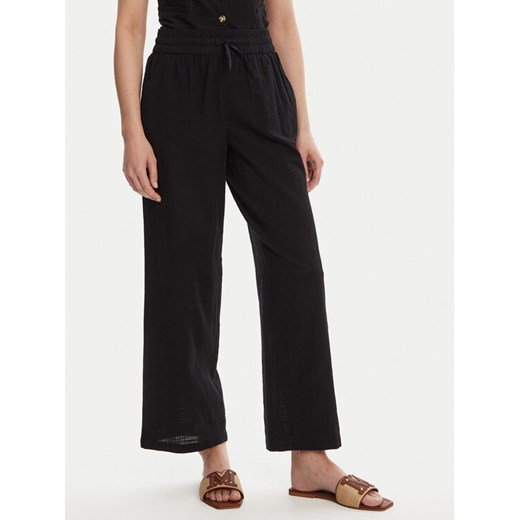 Vero Moda Spodnie materiałowe Caia 10333796 Czarny Wide Leg ze sklepu MODIVO w kategorii Spodnie damskie - zdjęcie 182676490