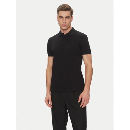 BOSS Polo Paddy 50469055 Czarny Regular Fit ze sklepu MODIVO w kategorii T-shirty męskie - zdjęcie 182676524