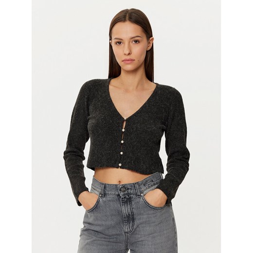 ONLY Kardigan Rica 15334914 Czarny Slim Fit ze sklepu MODIVO w kategorii Swetry damskie - zdjęcie 182676544