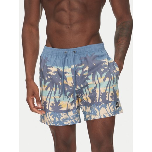 Quiksilver Szorty kąpielowe Everyday Straight Volley 15 EQYJV04121 Niebieski Regular Fit ze sklepu MODIVO w kategorii Kąpielówki - zdjęcie 182676584