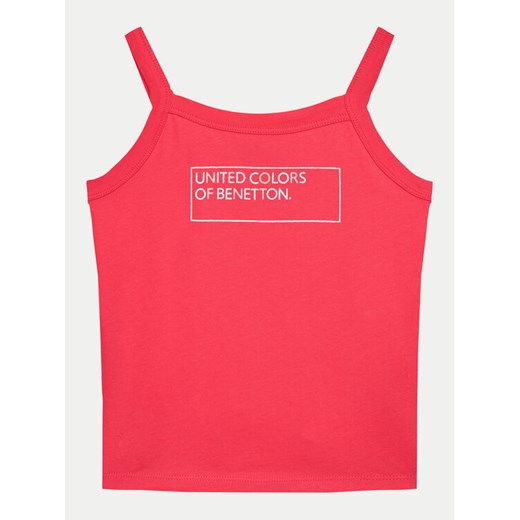 United Colors Of Benetton Top 3I1XCH01E Różowy Regular Fit ze sklepu MODIVO w kategorii Bluzki dziewczęce - zdjęcie 182676633