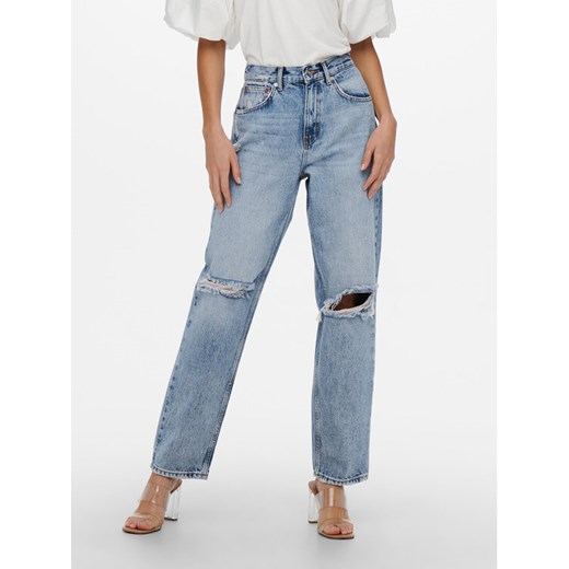 ONLY Jeansy Robyn 15250328 Niebieski Straight Fit ze sklepu MODIVO w kategorii Jeansy damskie - zdjęcie 182676744