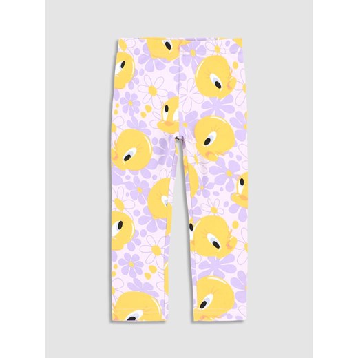 Coccodrillo Legginsy WC3122106LIG Fioletowy Slim Fit ze sklepu MODIVO w kategorii Spodnie dziewczęce - zdjęcie 182676780