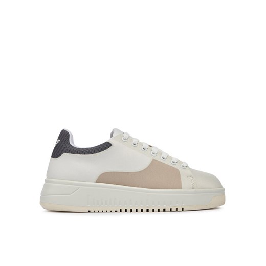 Emporio Armani Sneakersy X3X024 XD401 R299 Beżowy ze sklepu MODIVO w kategorii Buty sportowe damskie - zdjęcie 182676782