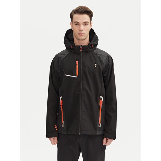 Aulp Kurtka softshell Robin Czarny Regular Fit ze sklepu MODIVO w kategorii Kurtki męskie - zdjęcie 182676794