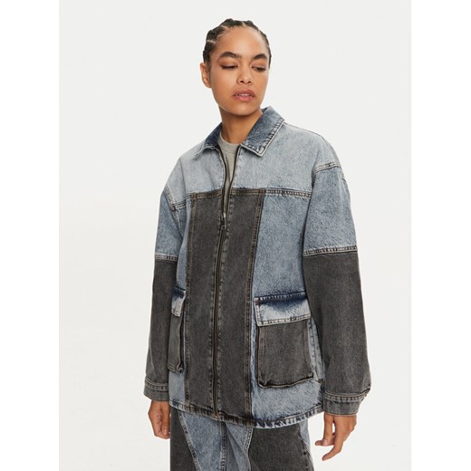 ROTATE Kurtka jeansowa Mariana 1128221603 Niebieski Oversize ze sklepu MODIVO w kategorii Kurtki damskie - zdjęcie 182676900