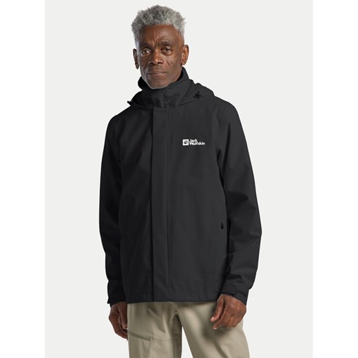 Jack Wolfskin Kurtka outdoor Trailtime 2l A63903 Czarny Regular Fit ze sklepu MODIVO w kategorii Kurtki męskie - zdjęcie 182677034