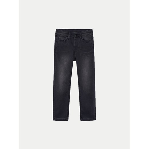 Mayoral Jeansy 504 Czarny Slim Fit ze sklepu MODIVO w kategorii Spodnie dziewczęce - zdjęcie 182677094