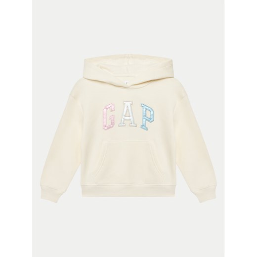Gap Bluza 590866-01 Beżowy Regular Fit ze sklepu MODIVO w kategorii Bluzy dziewczęce - zdjęcie 182677112