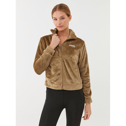 Columbia Polar Fireside™ FZ Jacket Brązowy Regular Fit ze sklepu MODIVO w kategorii Bluzy damskie - zdjęcie 182677121