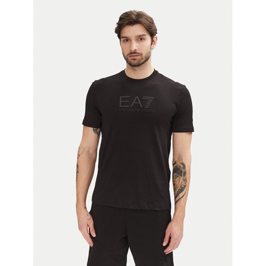 EA7 Emporio Armani T-Shirt 7M000224 AF10375 UC001 Czarny Regular Fit ze sklepu MODIVO w kategorii T-shirty męskie - zdjęcie 182677144