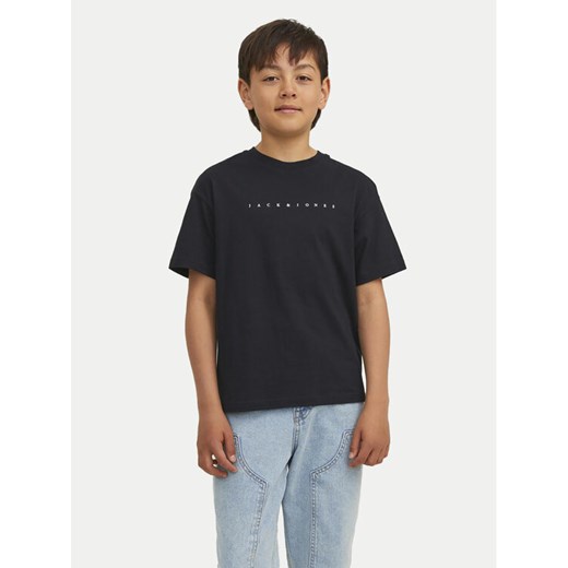 Jack&Jones Junior T-Shirt Star 12237435 Czarny Relaxed Fit ze sklepu MODIVO w kategorii T-shirty chłopięce - zdjęcie 182677200