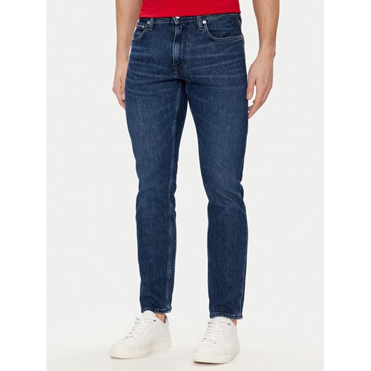 Tommy Hilfiger Jeansy Merceer MW0MW35169 Granatowy Straight Fit ze sklepu MODIVO w kategorii Jeansy męskie - zdjęcie 182677213