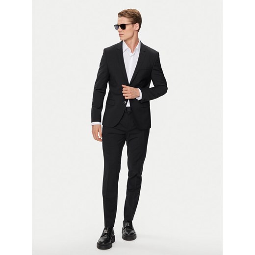 Hugo Garnitur 50450994 Czarny Extra Slim Fit ze sklepu MODIVO w kategorii Garnitury męskie - zdjęcie 182677303