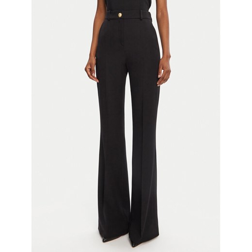 Balmain Spodnie materiałowe DF1PO104WC09 Czarny Regular Fit ze sklepu MODIVO w kategorii Spodnie damskie - zdjęcie 182677334