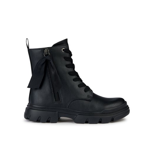 Geox Botki J Junette Girl J36HVG 000BC C9999 D Czarny ze sklepu MODIVO w kategorii Workery damskie - zdjęcie 182677360