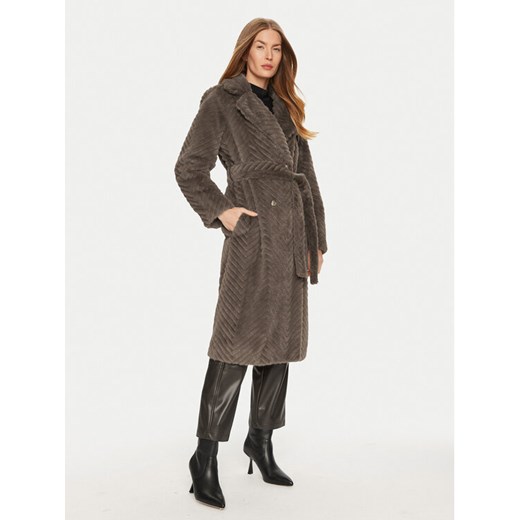 Marciano Guess Futro Claire 4BGL33 7206A Brązowy Regular Fit ze sklepu MODIVO w kategorii Futra damskie - zdjęcie 182677372