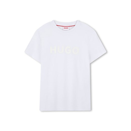 HUGO T-Shirt G00333 D Biały Regular Fit ze sklepu MODIVO w kategorii T-shirty chłopięce - zdjęcie 182677373