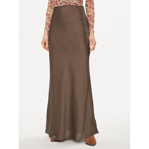 Guess Spódnica maxi Annachiara W4GD12 WD8G2 Brązowy Regular Fit ze sklepu MODIVO w kategorii Spódnice - zdjęcie 182677453
